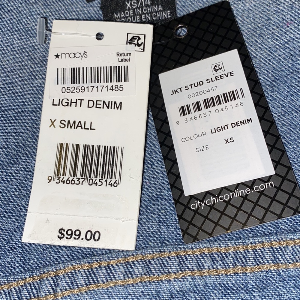 City Chic Embellished Denim Jacket - Picture 14 of 14